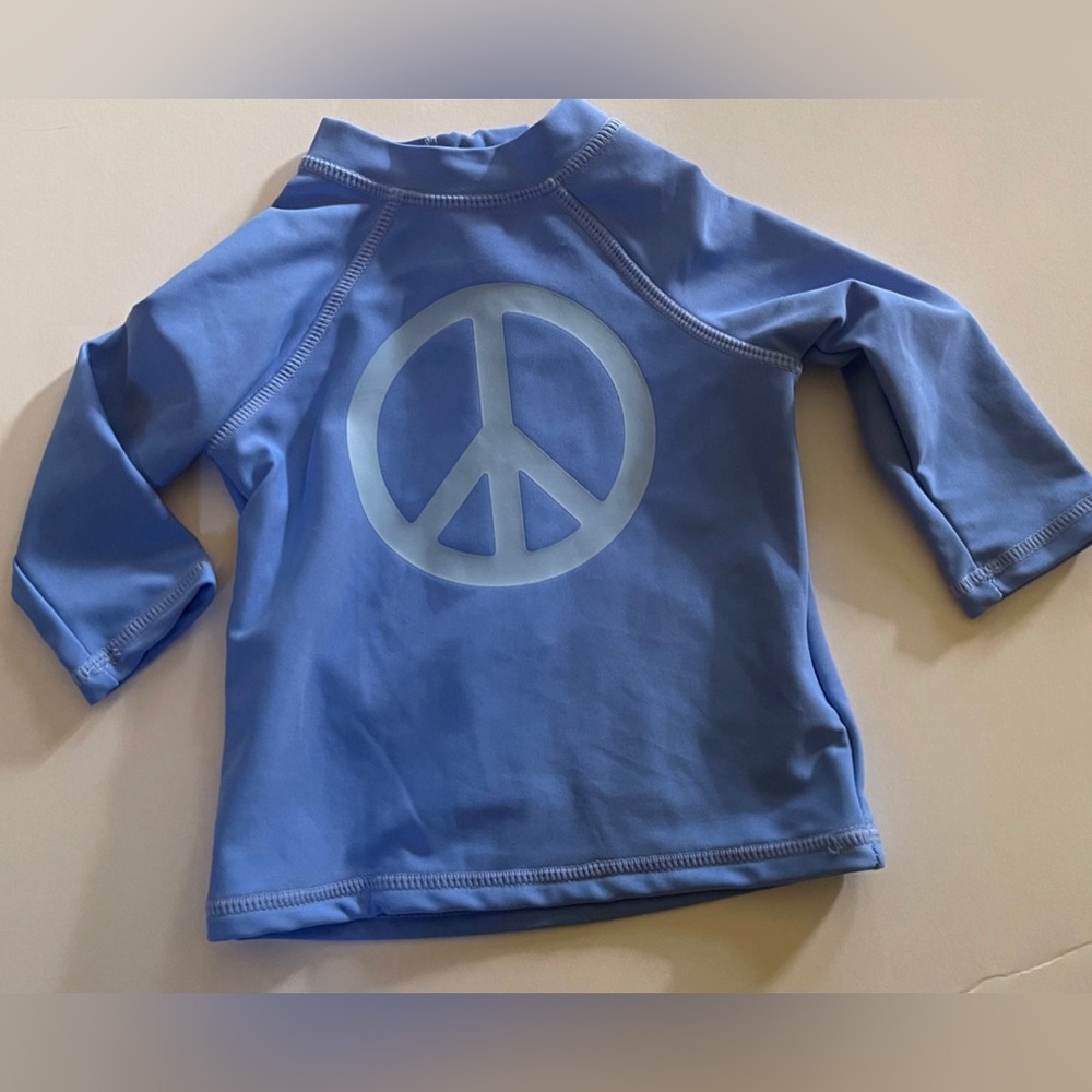 Baby boys 50+ UV Protection Rashguard swim top - NEW 3-6   Months
